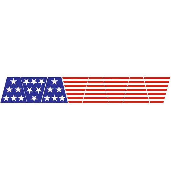AMERICAN FLAG REFLECTIVE HELMET (TET) TETRAHEDRON 8 PACK