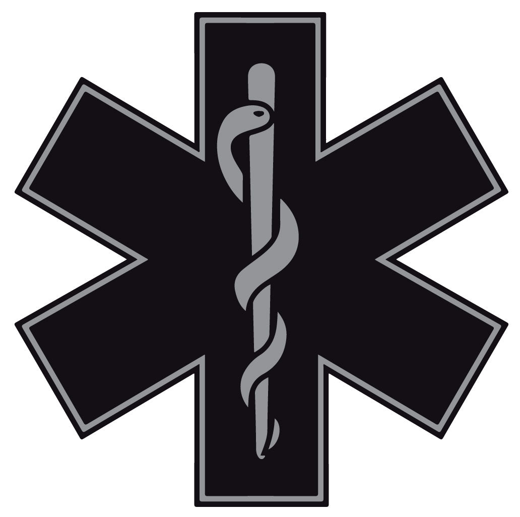 Star Of Life Medical Vinyl Decal Sticker - For Car, Truck, Notebook #2639 - P808