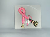 BLACKED-OUT PINK BREAST CANCER AWARENESS HOSE RIBBON HELMET DECAL
