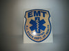 BLACKED OUT NEW JERSEY (NJ) EMERGENCY MEDICAL TECHNICIAN (EMT) PATCH WINDOW DECAL