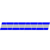 BLUE/GREY TRIPLE STRIPE REFLECTIVE HELMET (TET) TETRAHEDRON 8 PACK