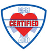 CPR AED CERTIFIED HELMET DECAL