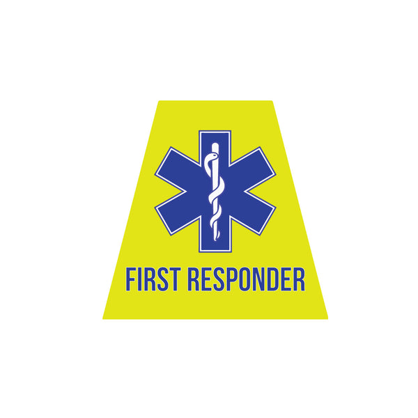 First Responder Reflective Helmet Tetrahedrons (Tets) Police Fire EMS ...