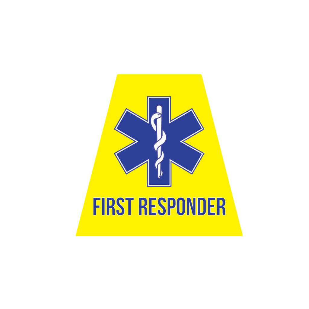 First Responder Reflective Helmet Tetrahedrons (Tets) Police Fire EMS Viny Graphics/Stickers/Decals – dkedecals