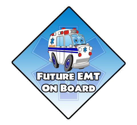 FUTURE EMT ON BOARD WINDOW DECAL