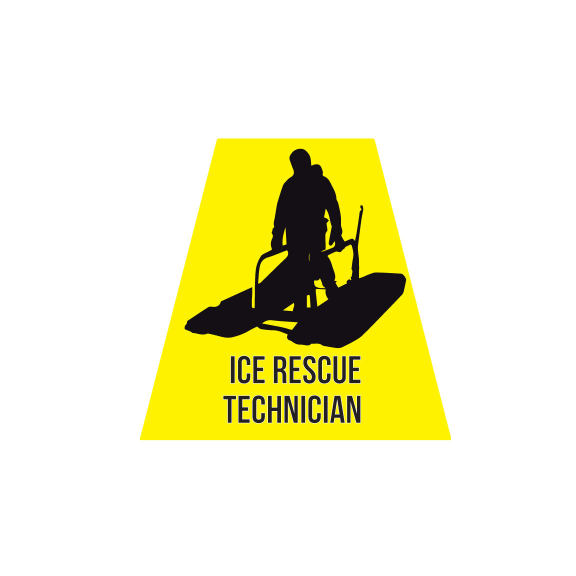 Ice Rescue Technician Reflective Helmet Tetrahedrons (Tets) Police Fire ...