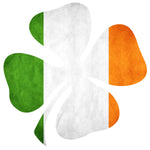 IRISH FLAG SHAMROCK HELMET DECAL