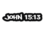 JOHN 15:13 HELMET DECAL