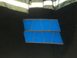 MATTE BLUE REFLECTIVE HELMET (TET) TETRAHEDRON 8 PACK