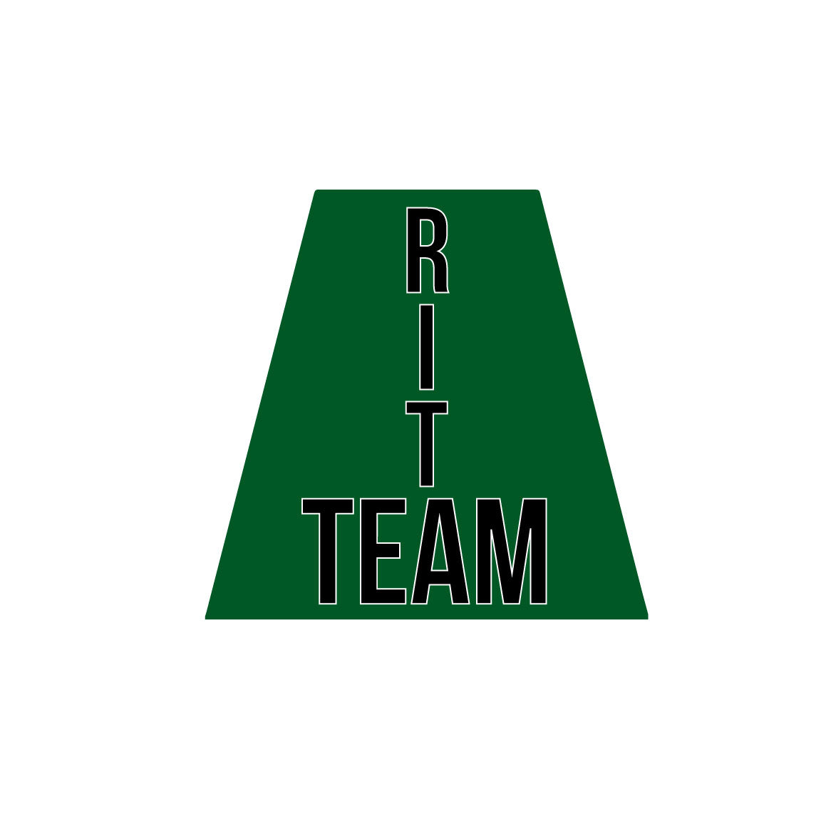 RIT Reflective Helmet Tetrahedron (Tet) – Single Decal | DKE Decals ...