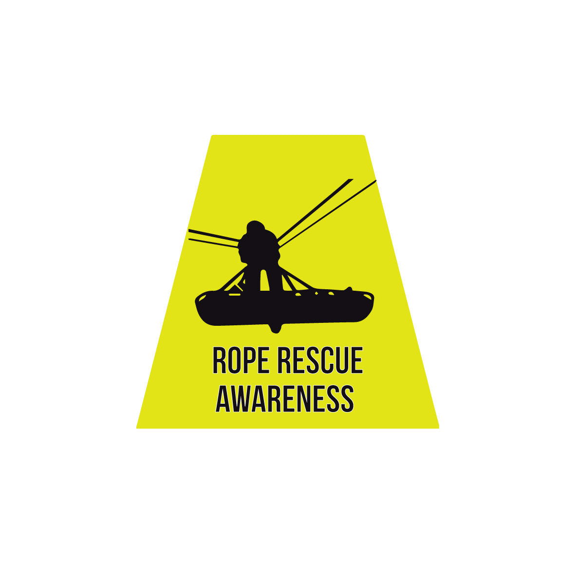 Rope Rescue Awareness Reflective Helmet Tetrahedrons (Tets) Police Fire ...
