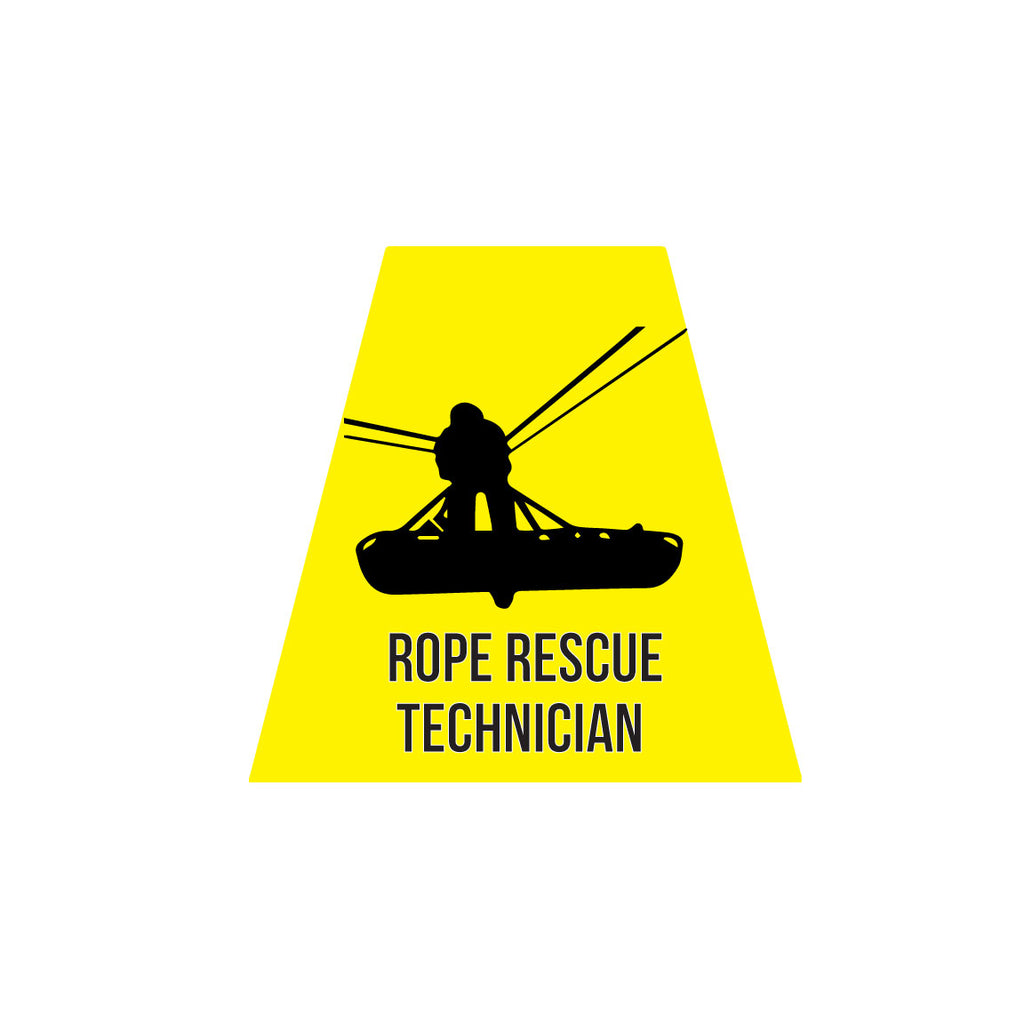 Rope Rescue Technician Reflective Helmet Tetrahedrons (Tets) Police Fire  EMS Viny Graphics/Stickers/Decals – dkedecals