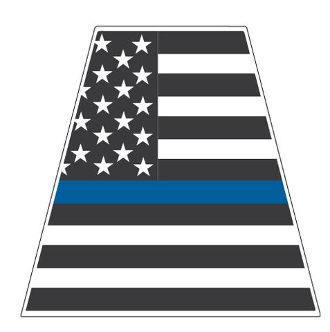 THIN BLUE LINE AMERICAN FLAG REFLECTIVE HELMET (TET) TETRAHEDRON