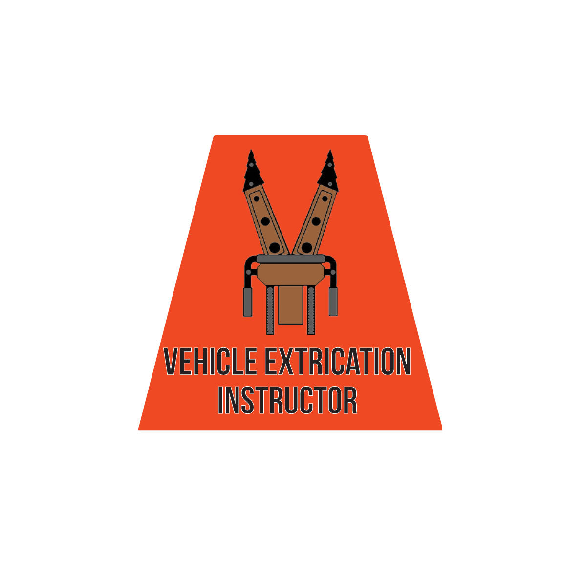 Vehicle Extrication Instructor Reflective Helmet Tetrahedrons (Tets ...