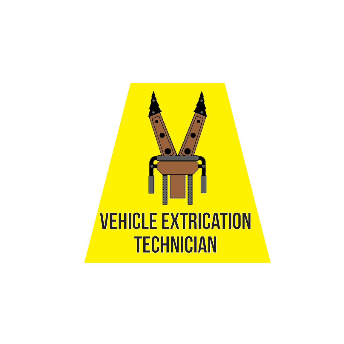 Extrication Sticker Vehicle Extrication Instructor Reflective Helmet Tetrahedrons (Tets ...