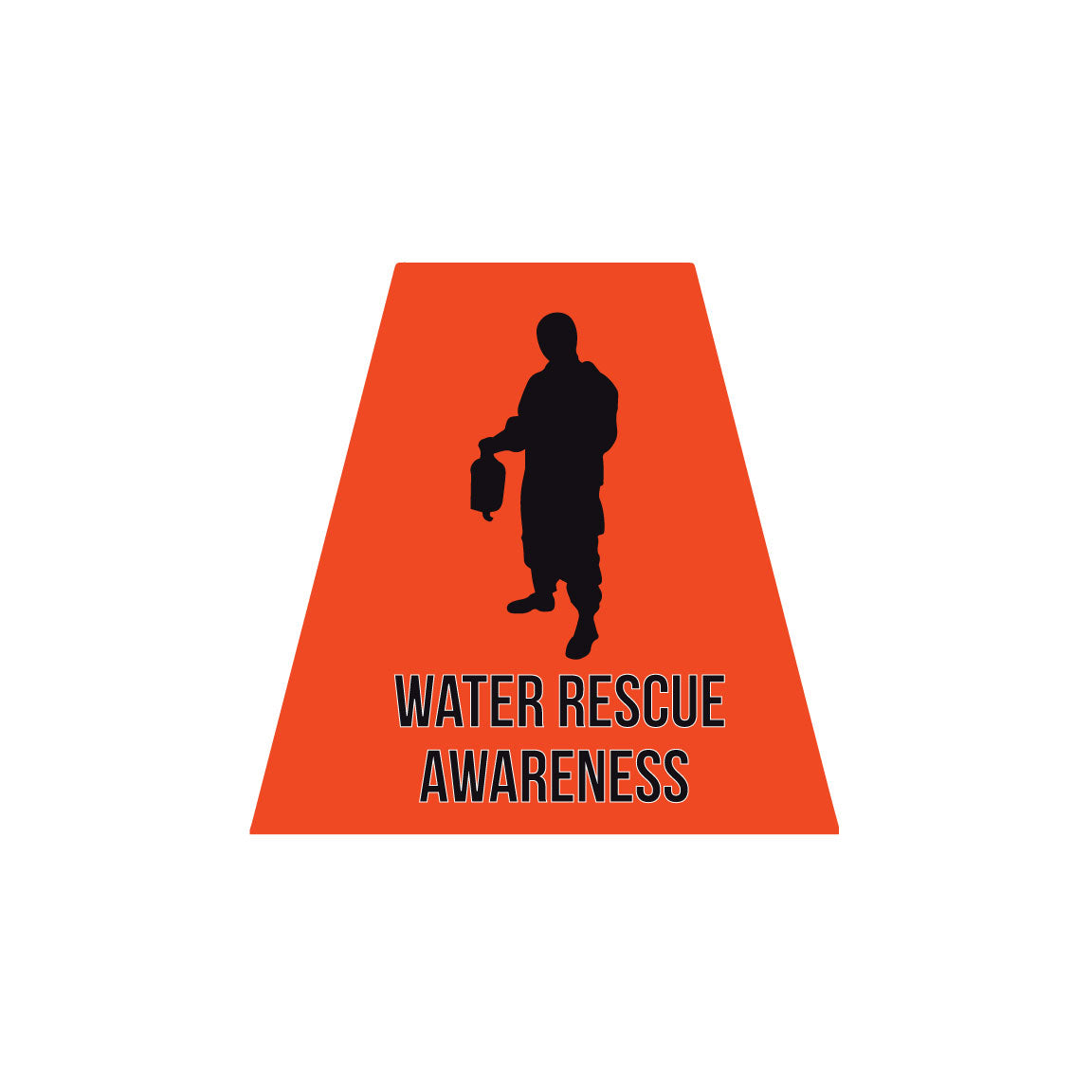 Water Rescue Awareness Reflective Helmet Tetrahedrons (Tets) Police ...